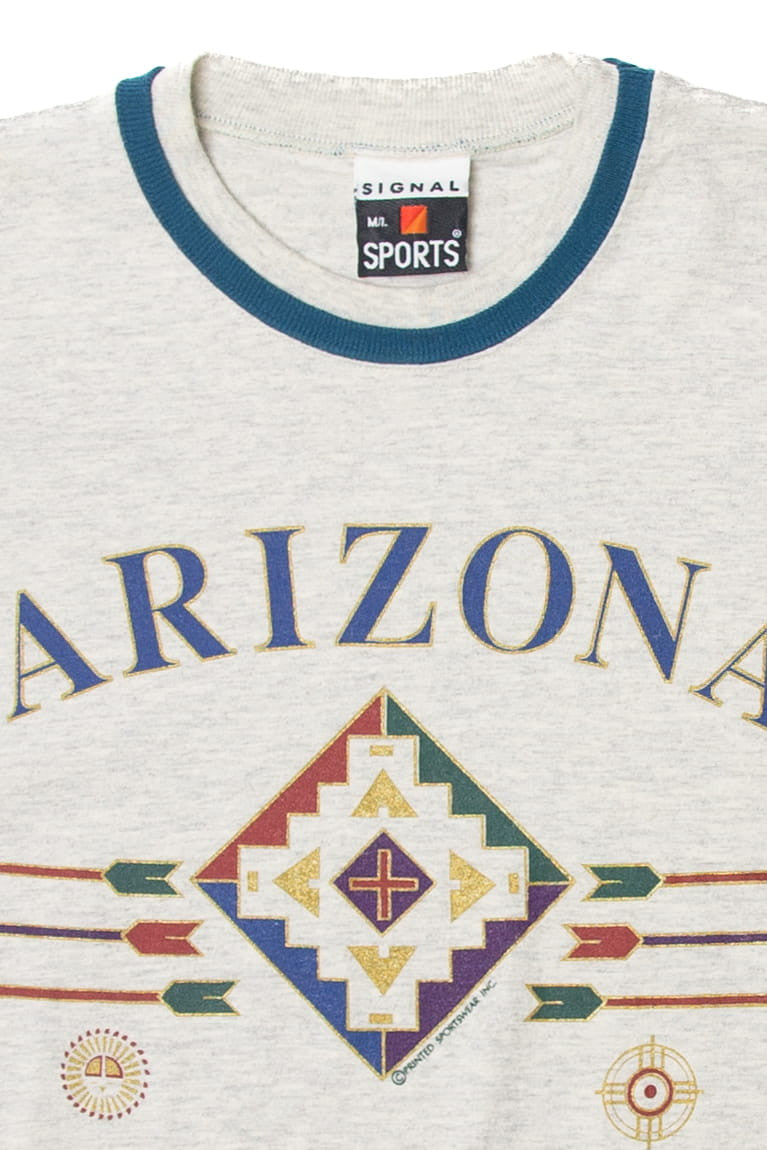 Light Gray "Arizona" Sports T-Shirt