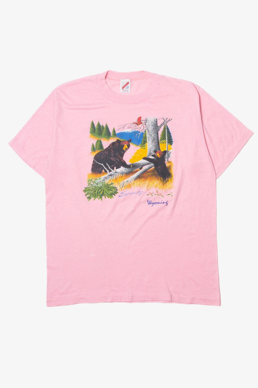 Vintage Bears In the Forest 'Wyoming' T-Shirt