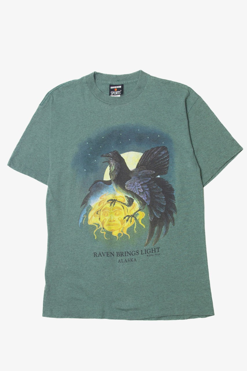 Vintage "Raven Brings Light" 'Alaska' T-Shirt