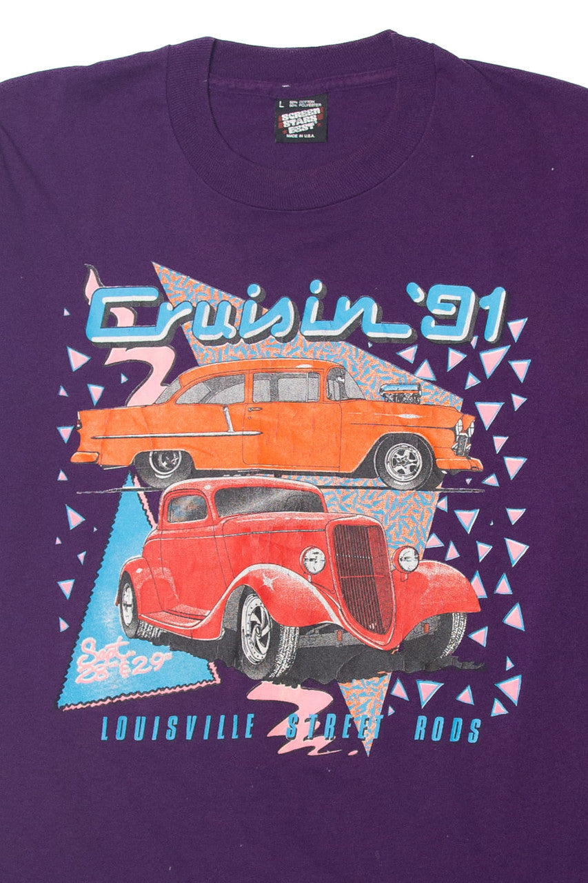 Vintage "Cruisin '91" Louisville Street Rods T-Shirt