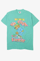 Vintage "I'm In No Shape To Exercise" Funny T-Shirt