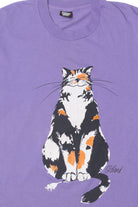 Vintage Cat Front/Back T-Shirt
