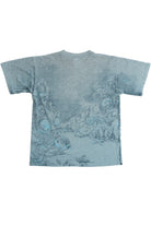 Vintage "Sacred Falls Hawaii" Shark Reef All Over Print T-Shirt