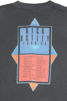 Vintage 1989 Rick Astley Paper Thin Tour T-Shirt (1980s)