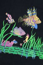 Vintage Aquatic Fish Panama Jack Wraparound Print T-Shirt (1990s)