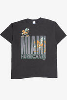 Vintage Miami Hurricanes Salem Sportswear Single Stitch T-Shirt (1990s)