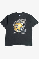 Vintage New Orleans Saints Football Single Stitch Pro Player T-Shirt (1990s)