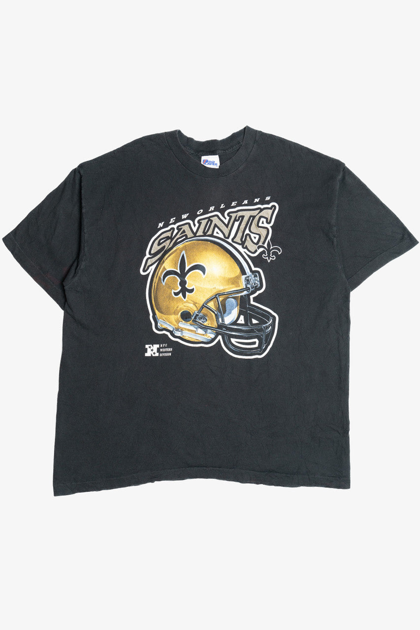 Vintage New Orleans Saints Football Single Stitch Pro Player T-Shirt (1990s)