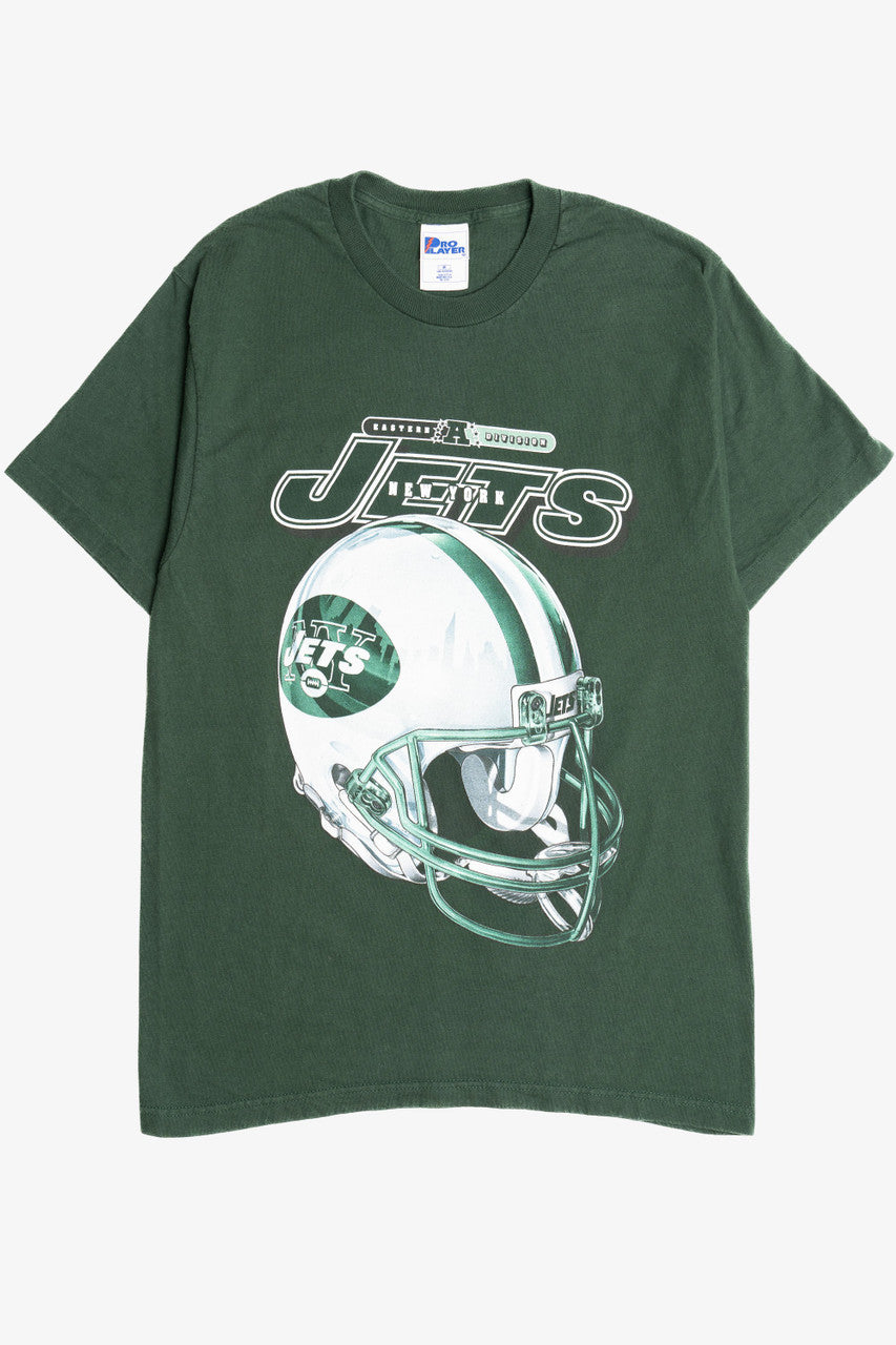 Vintage New York Jets NFL Football Pro Player Single Stitch T-Shirt (1990s)