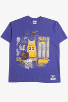 Vintage LA Lakers Locker Room Lebron James 23 Nutmeg T-Shirt