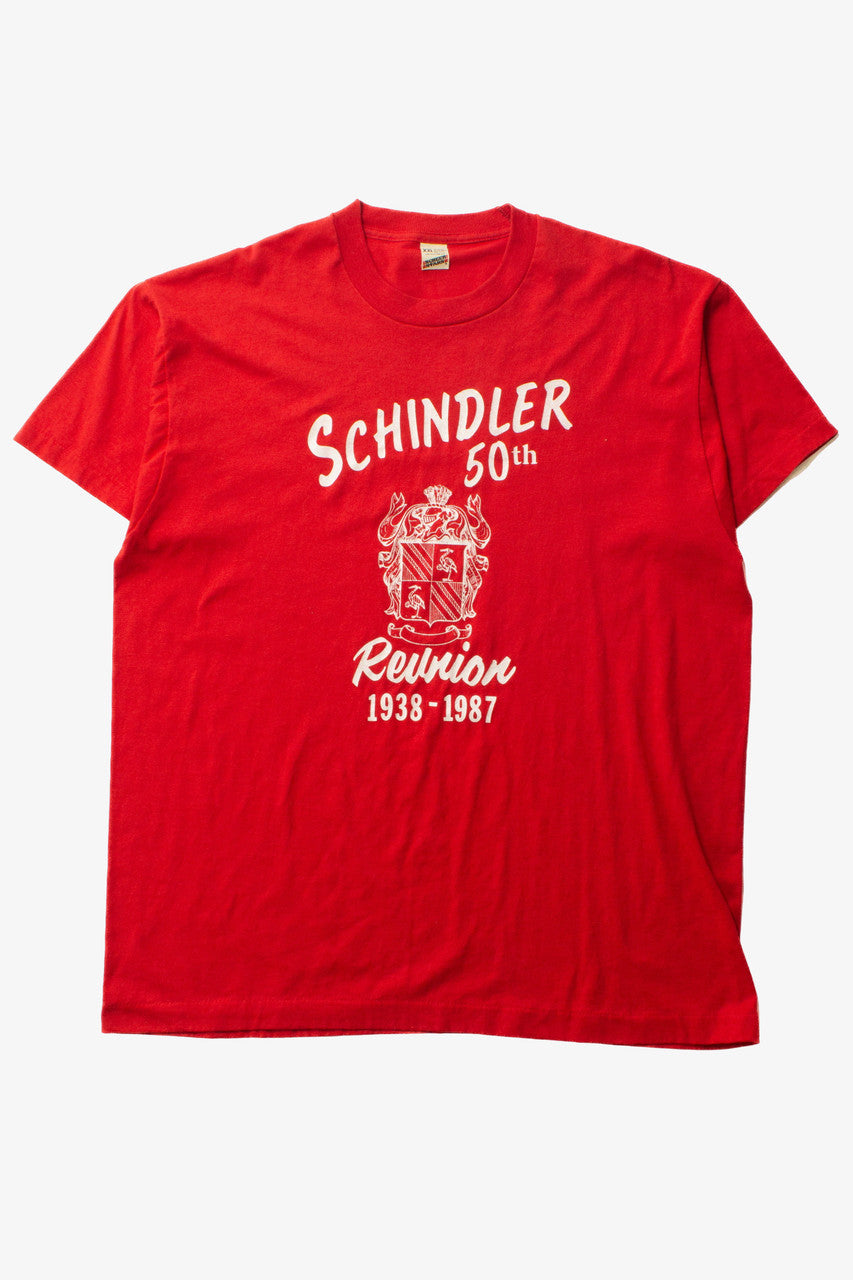Vintage Schindler 50th Reunion T-Shirt (1987)