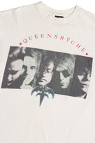 Vintage Distressed Queensryche "Building Empires" World Tour 1991 T-Shirt (1990s)