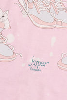 Vintage "Jasper Canada" Cats In Shoes Single Stitch T-Shirt (1990s)