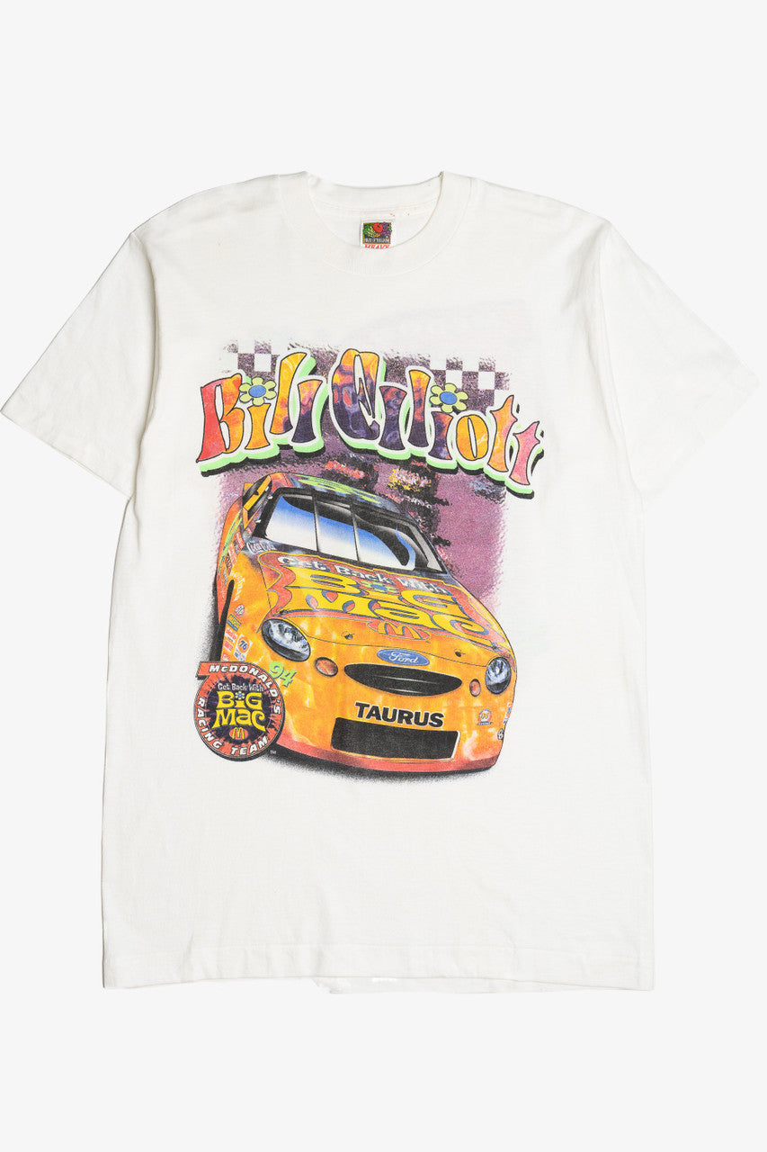 Vintage Bill Elliott "Big Mac" McDonald's Racing Team T-Shirt (1990s)