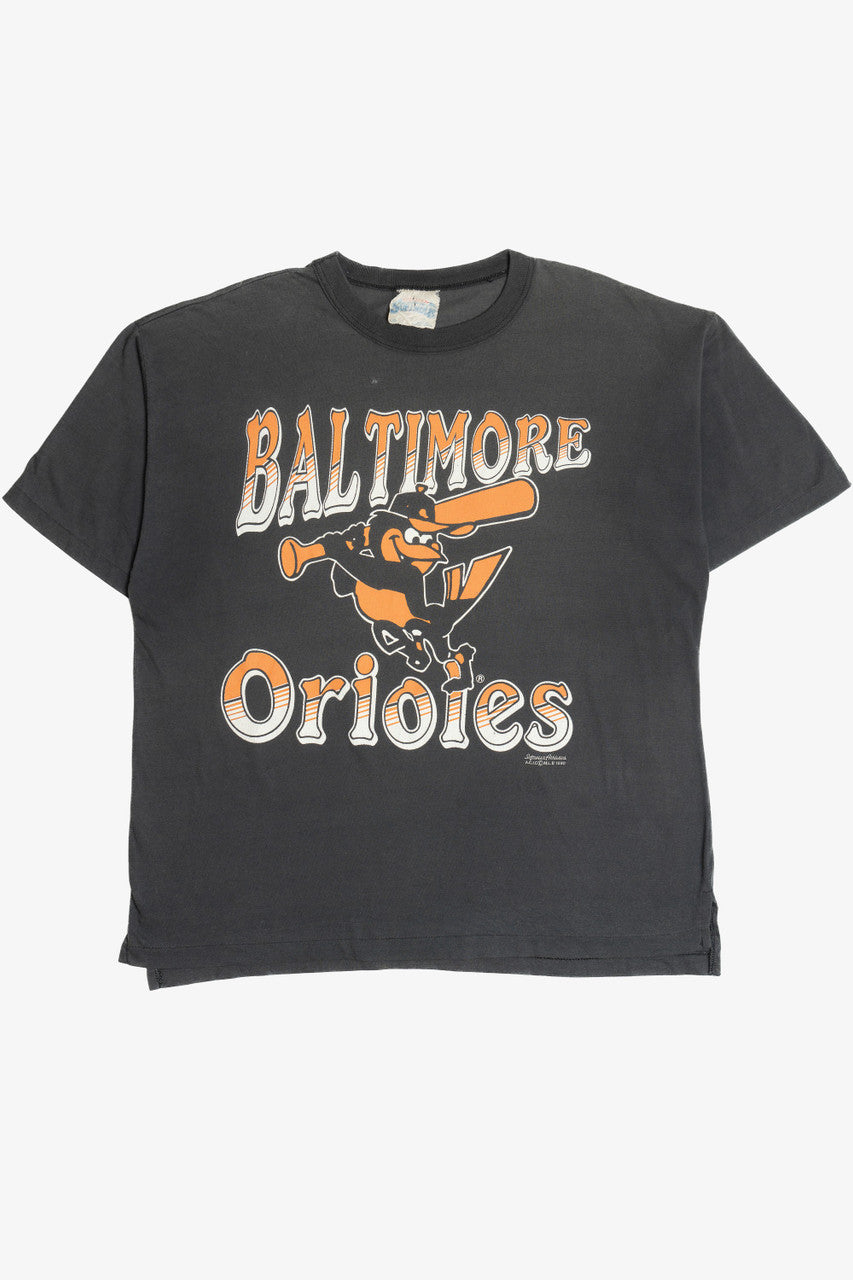 Vintage Baltimore Orioles Mascot Faded T-Shirt (1990s)
