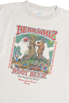 Vintage "Bear Whiz Root Beer" "Grab Your Root And Growl!" Alore T-Shirt (1990s)