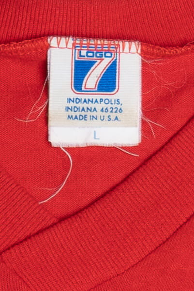 Vintage 1993 Kansas City Chiefs AFC Champions Logo 7 T-Shirt (1990s)