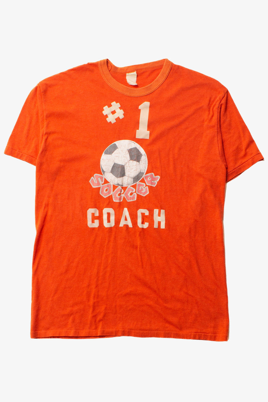 Vintage #1 Soccer Coach T-Shirt (1980s)