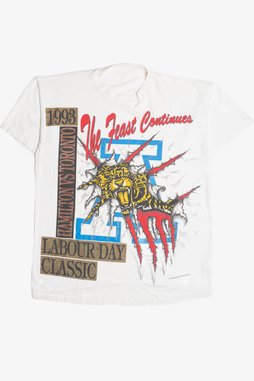 Vintage 1993 Hamilton Vs. Toronto Labour Day Classic T-Shirt (1990s)