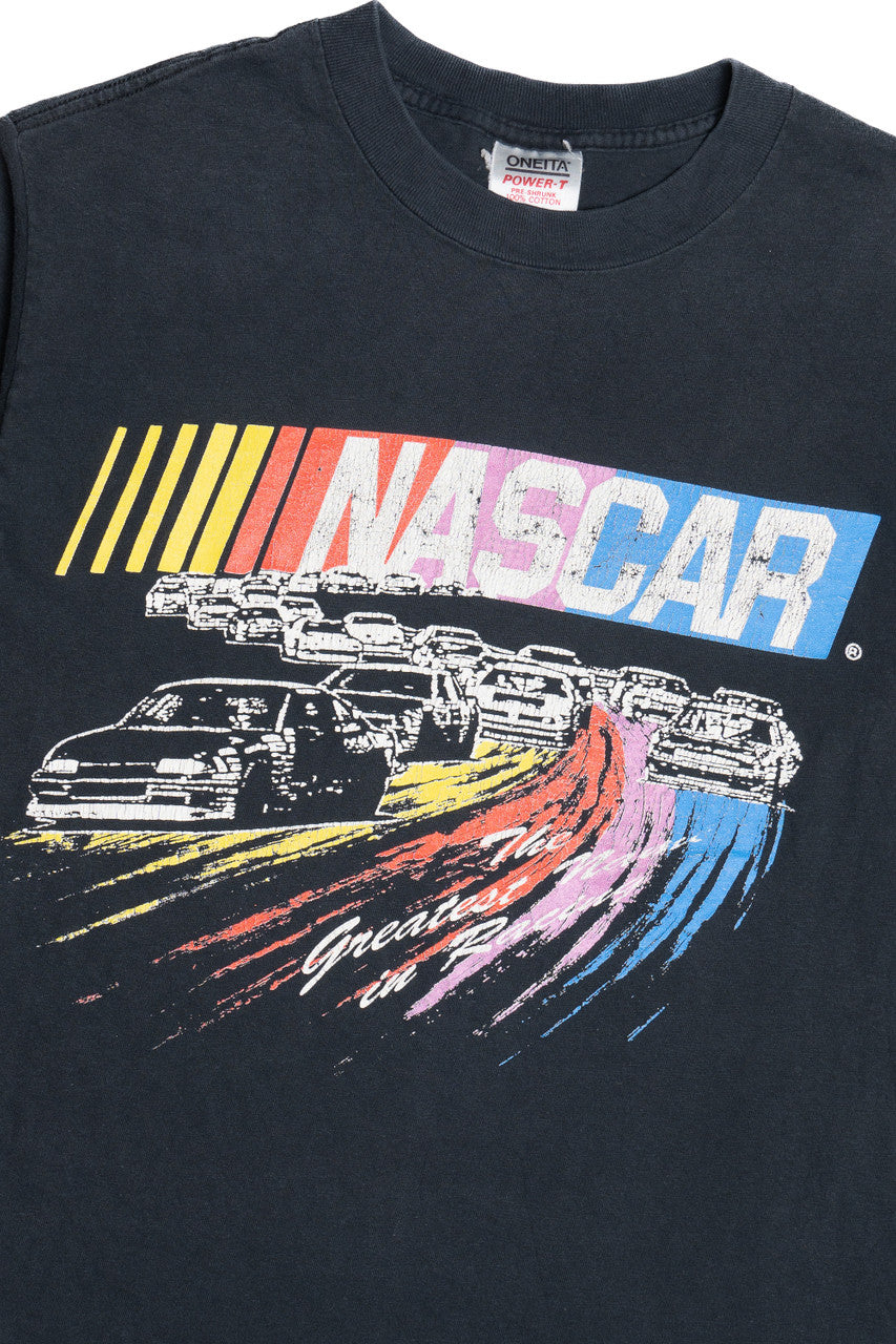 Vintage NASCAR Logo Single Stitch T-Shirt (1990s)