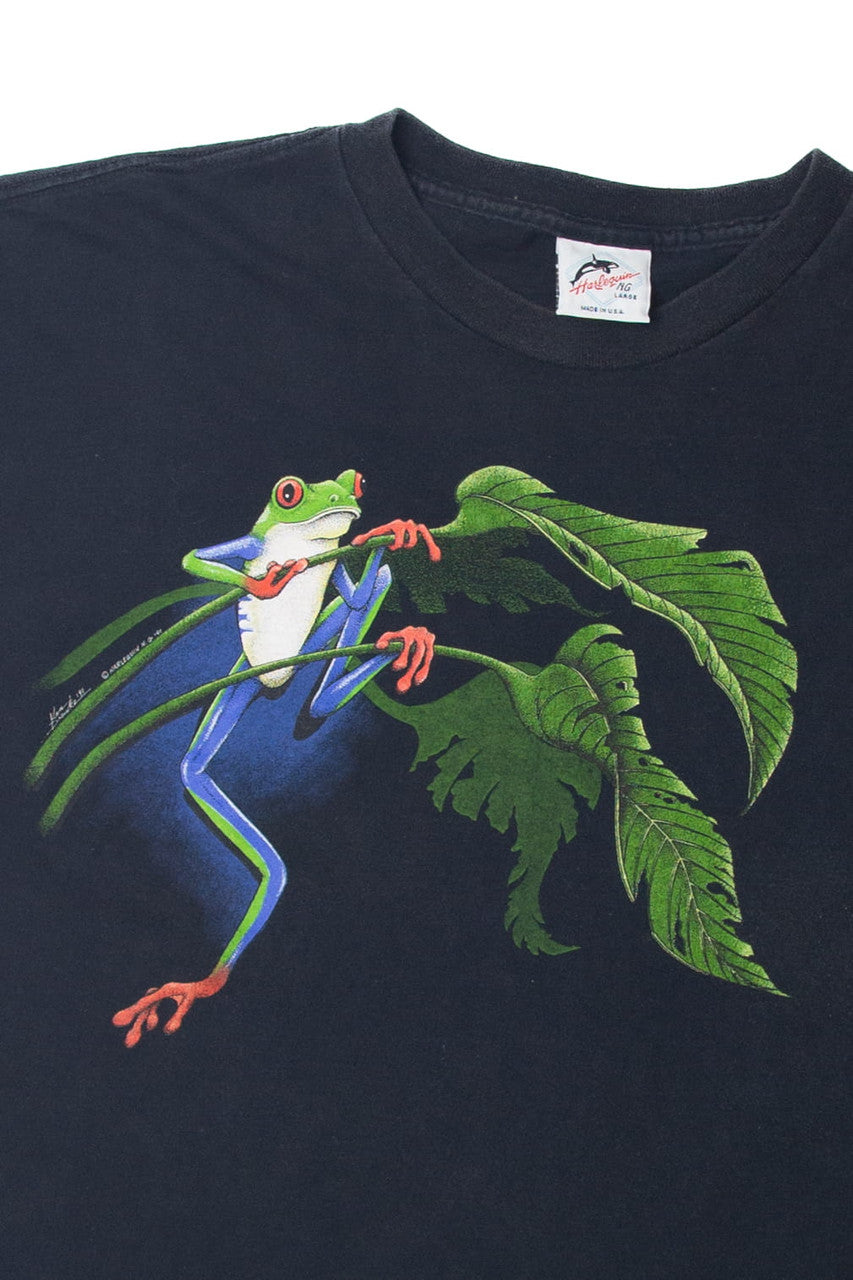Vintage Harlequin Tree Frog T-Shirt (1990s)