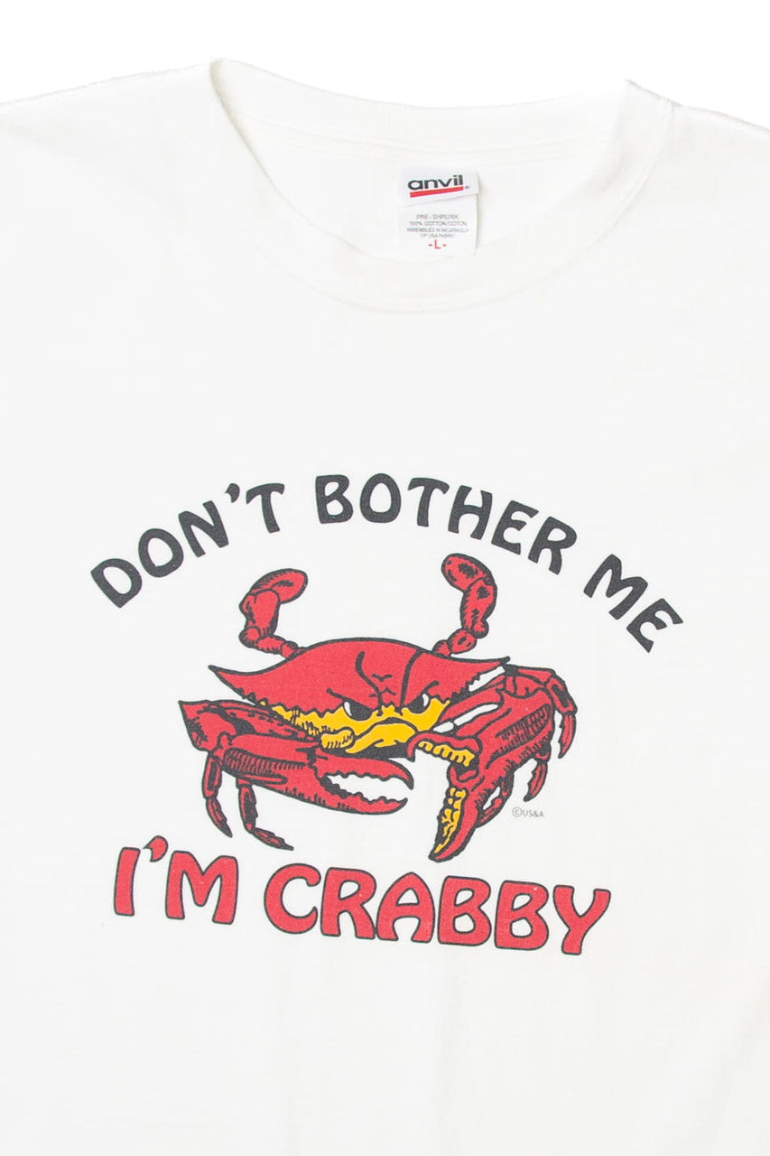 Vintage "Don't Bother Me, I'm Crabby" Crab T-Shirt