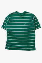 Vintage Golden Breed Green Striped T-Shirt (1980s)
