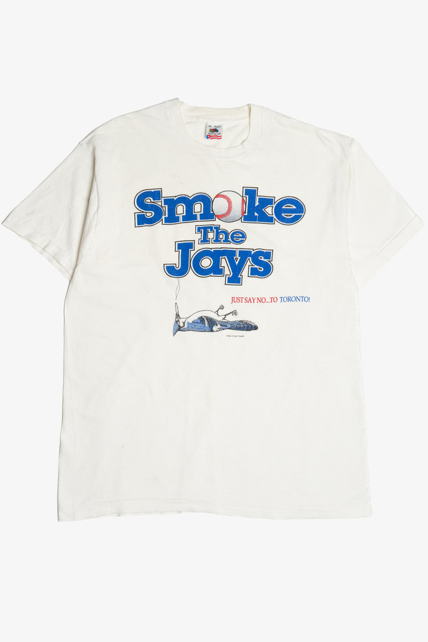 Vintage "Smoke The Jays" MLB "Just Say No...To Toronto" T-Shirt