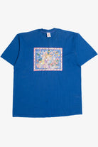 Vintage Easter Bunnies Puff Paint Embellished T-Shirt (1990s) 11942