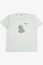 Vintage "Arizona" Cute Desert Donkey Single Stitch T-Shirt (1980s)