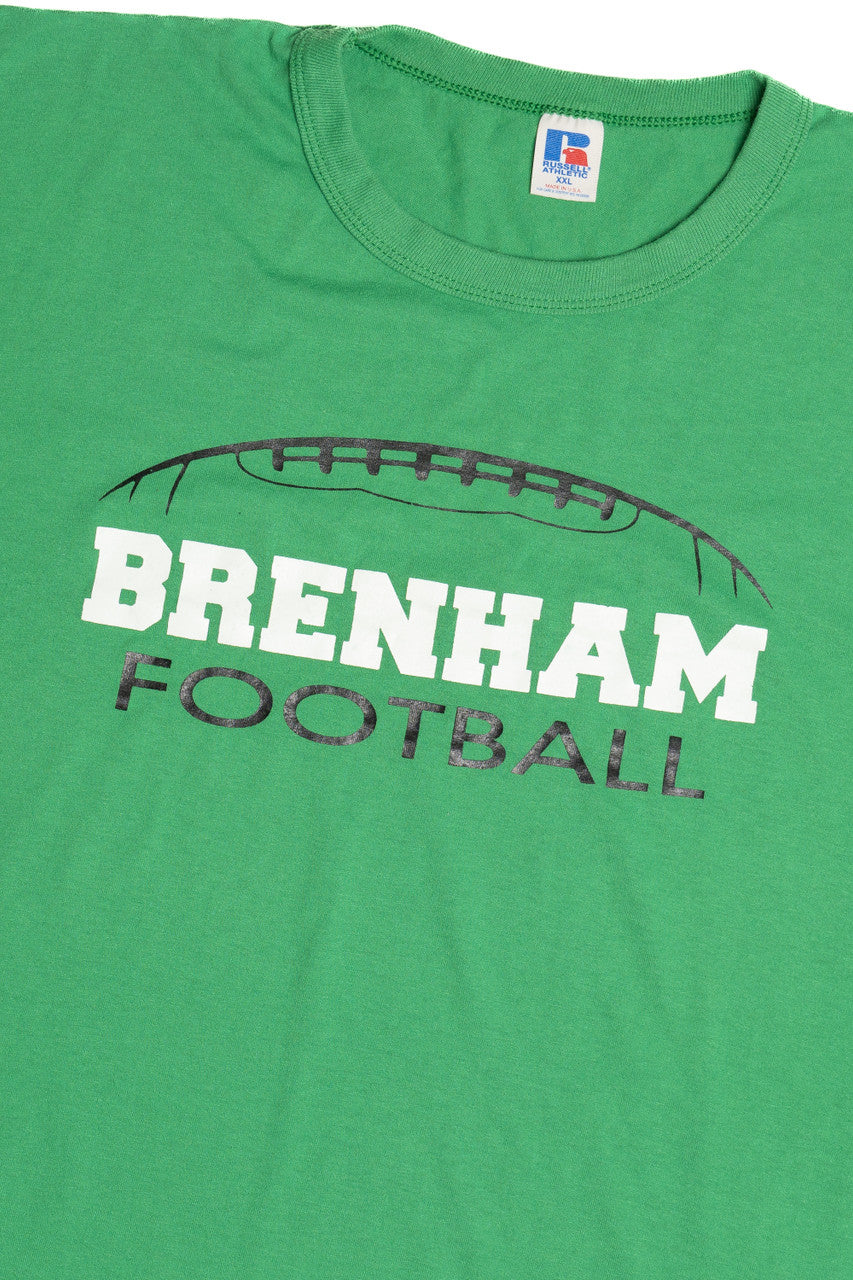 Vintage "Brenham Football" Russell Athletic Single Stitch T-Shirt (1990s)
