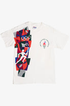 Vintage "1996 Olympic Torch Relay" Front/Back Print T-Shirt (1990s)