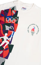Vintage "1996 Olympic Torch Relay" Front/Back Print T-Shirt (1990s)