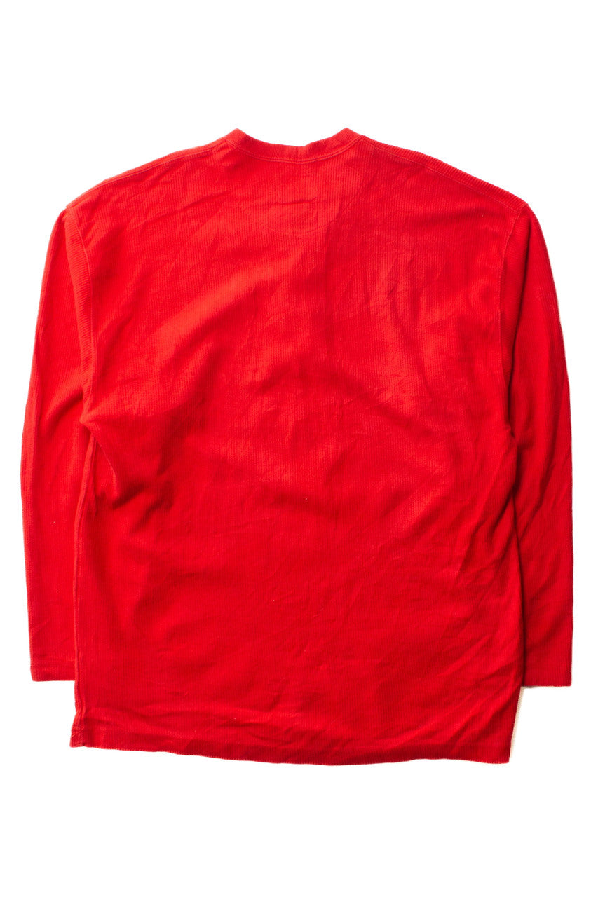 Vintage Marlboro Thermal Henley Shirt (1990s)