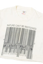 Vintage Fruit of the Loom "Nature Can't Be Restocked" Crop Top (1990s)