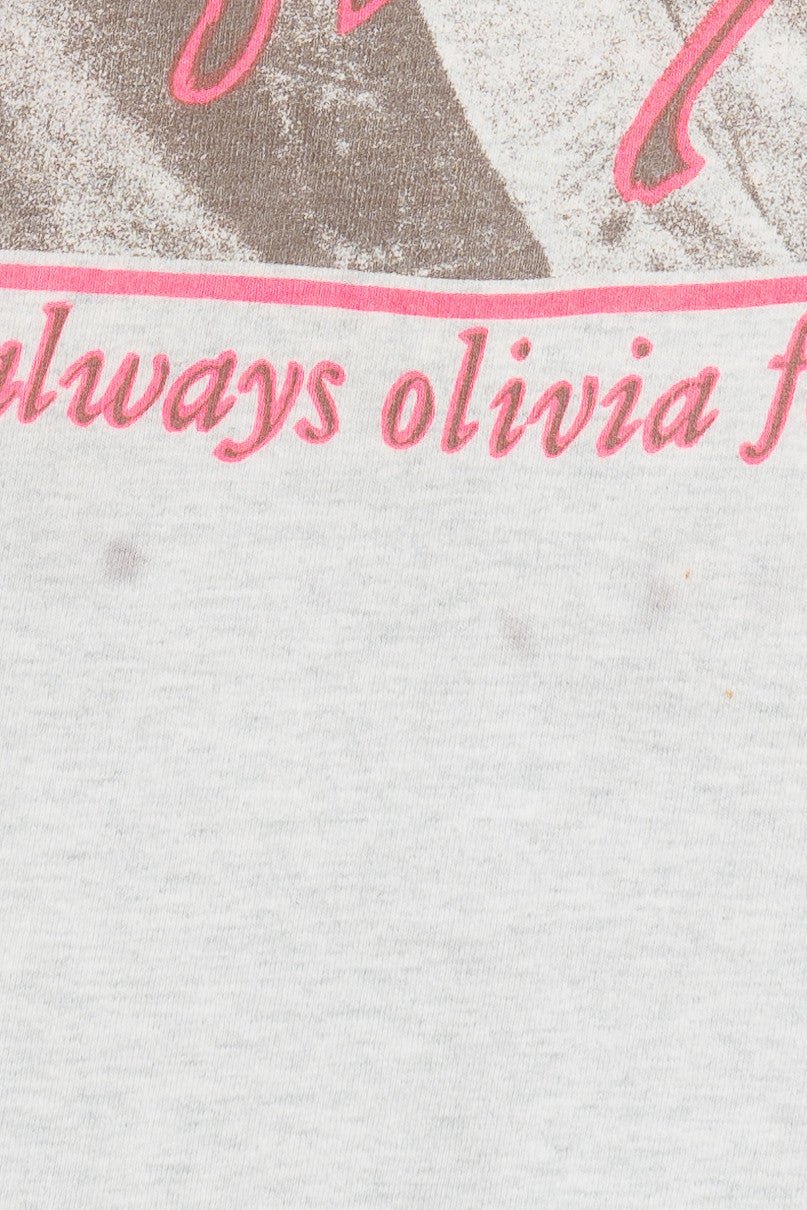 Vintage Olivia Newton John "Camp Livvy" Fan Club Single Stitch T-Shirt (1990s)