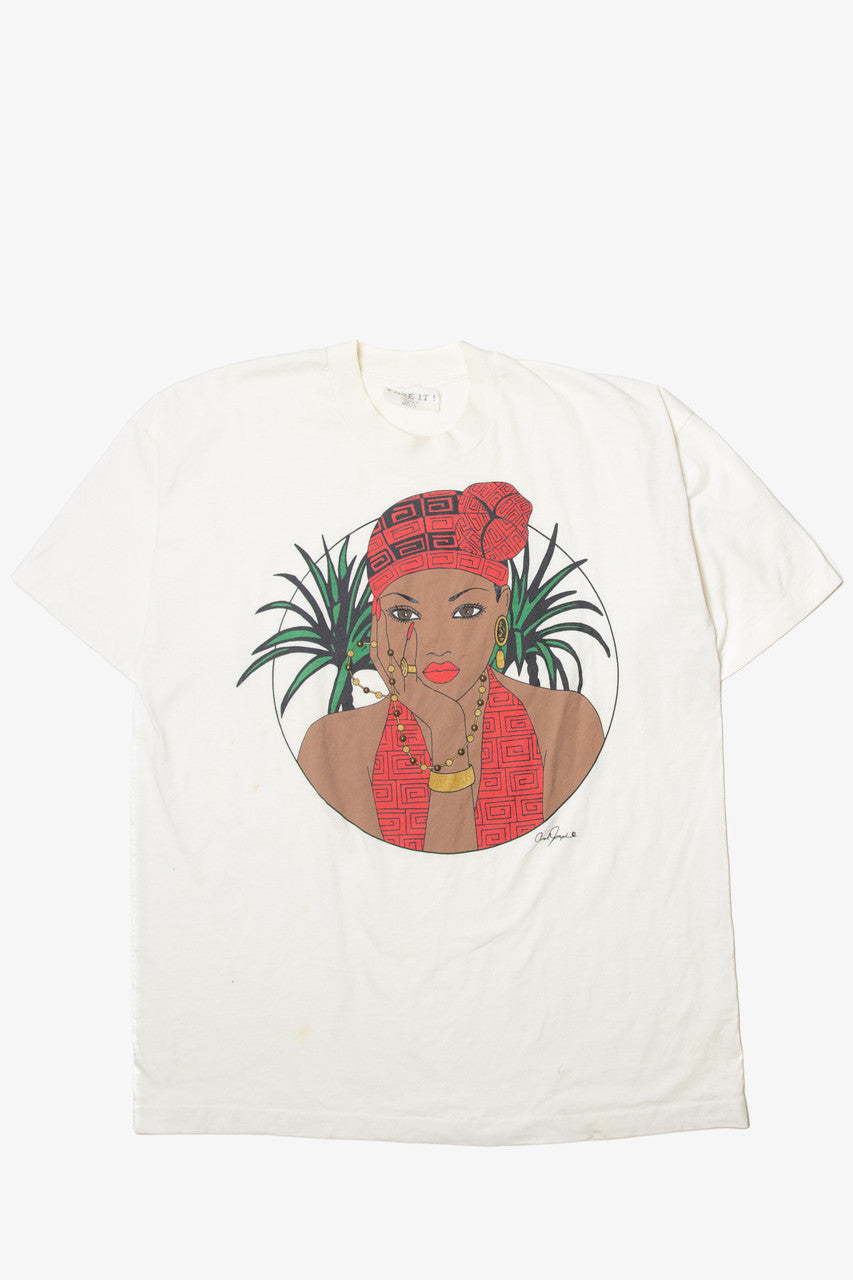 Vintage  Face It! Bejeweled T-Shirt