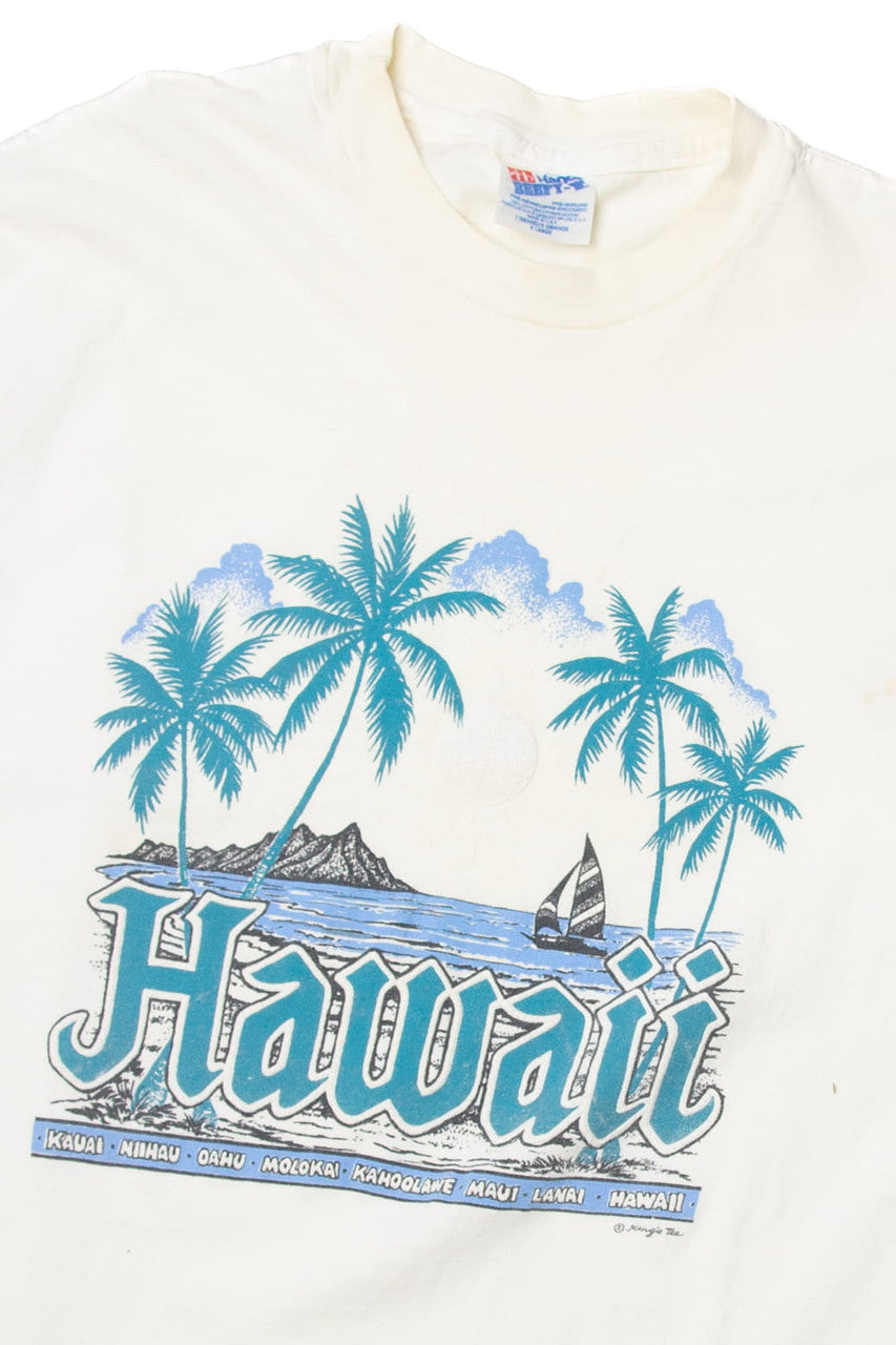 Vintage  Hanes Hawaii Beach Scene T-Shirt