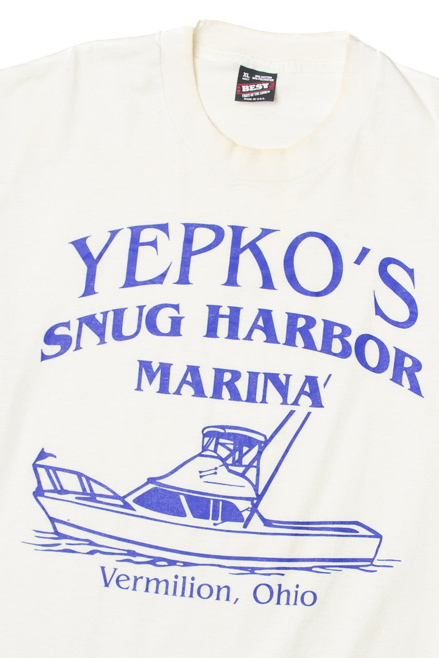 Vintage  Fruit of the Loom "Yepko's Snug Harbor Marina" T-Shirt