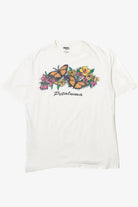 Vintage  Oneita "Petaluma" Flowers and Butterflies T-Shirt