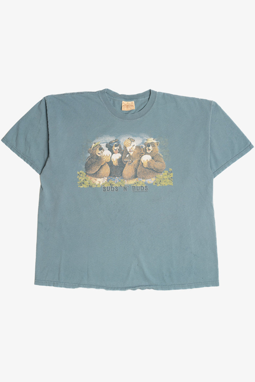 Vintage "Suds 'N' Buds" Bears The Mountain T-Shirt (2000s)