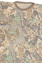 Vintage "Virginia Hunting Education" Embroidered Pocket Camo T-Shirt (1990s)