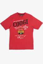 Coogi Embroidered Patch V-Neck T-Shirt