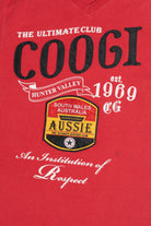 Coogi Embroidered Patch V-Neck T-Shirt