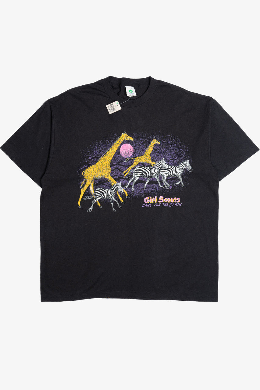 Vintage Deadstock Girl Scouts "Care For The Earth" T-Shirt (1990s)