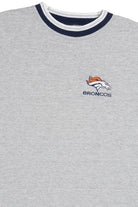 Vintage Broncos Embroidered NFL Mascot Ringer T-Shirt (1990s)