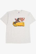 Vintage "Don't Pass Up Joe Montana" NFL T-Shirt (1990s)