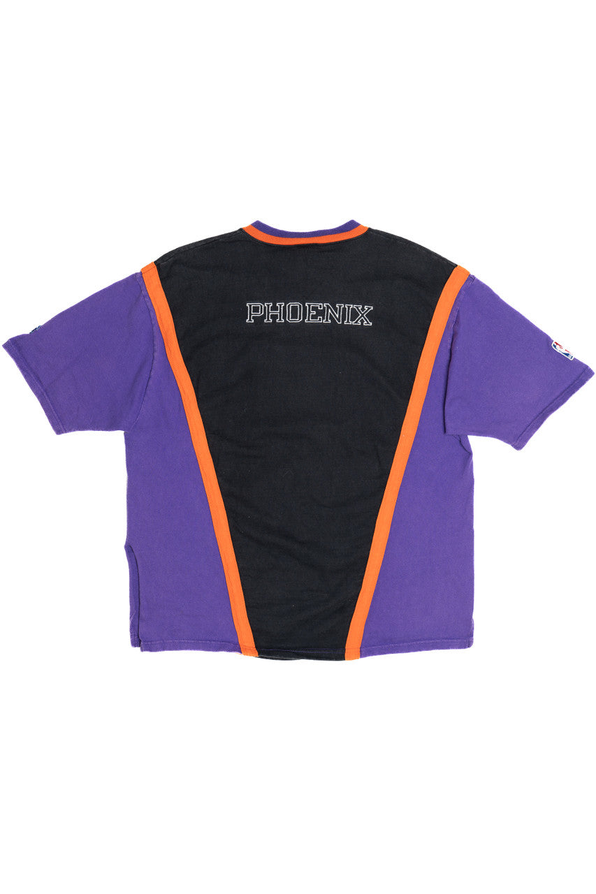 Vintage Phoenix Suns NBA Color Block Patch Champion T-Shirt (1990s