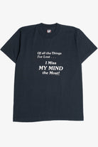 Vintage "Of All The Things I've Lost... I Miss My Mind The Most" Screen Stars T-Shirt (1990s)