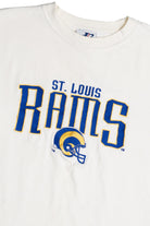 Vintage "St. Louis Rams" Embroidered Logo Athletic T-Shirt (1990s)